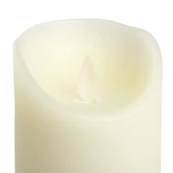 Candela Rustic Avorio h 18 cm