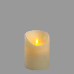 Candela Rustic Avorio h 10 cm