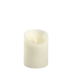 Candela Rustic Avorio h 10 cm