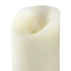 Candela Rustic Avorio h 18 cm