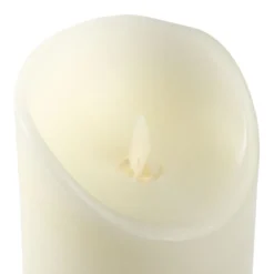 Candela Rustic Avorio h 18 cm