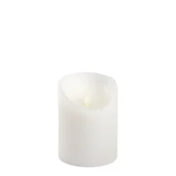 Candela Rustic Bianca h 10 cm