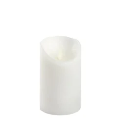 Candela Rustic Bianca h 12,5 cm