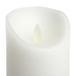 Candela Rustic Bianca h 12,5 cm