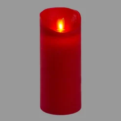 Candela Rustic Rossa h 18 cm