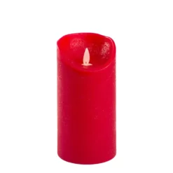 Candela Rustic Rossa h 15 cm