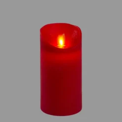 Candela Rustic Rossa h 15 cm