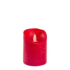 Candela Rustic Rossa h 10 cm