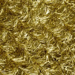 Carpet di finto pino oro metallico professionale h. 1 x 5m, maglia 5 x 5 cm