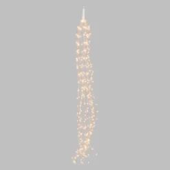 Cascata di luce, 300 microled bianco extra caldo