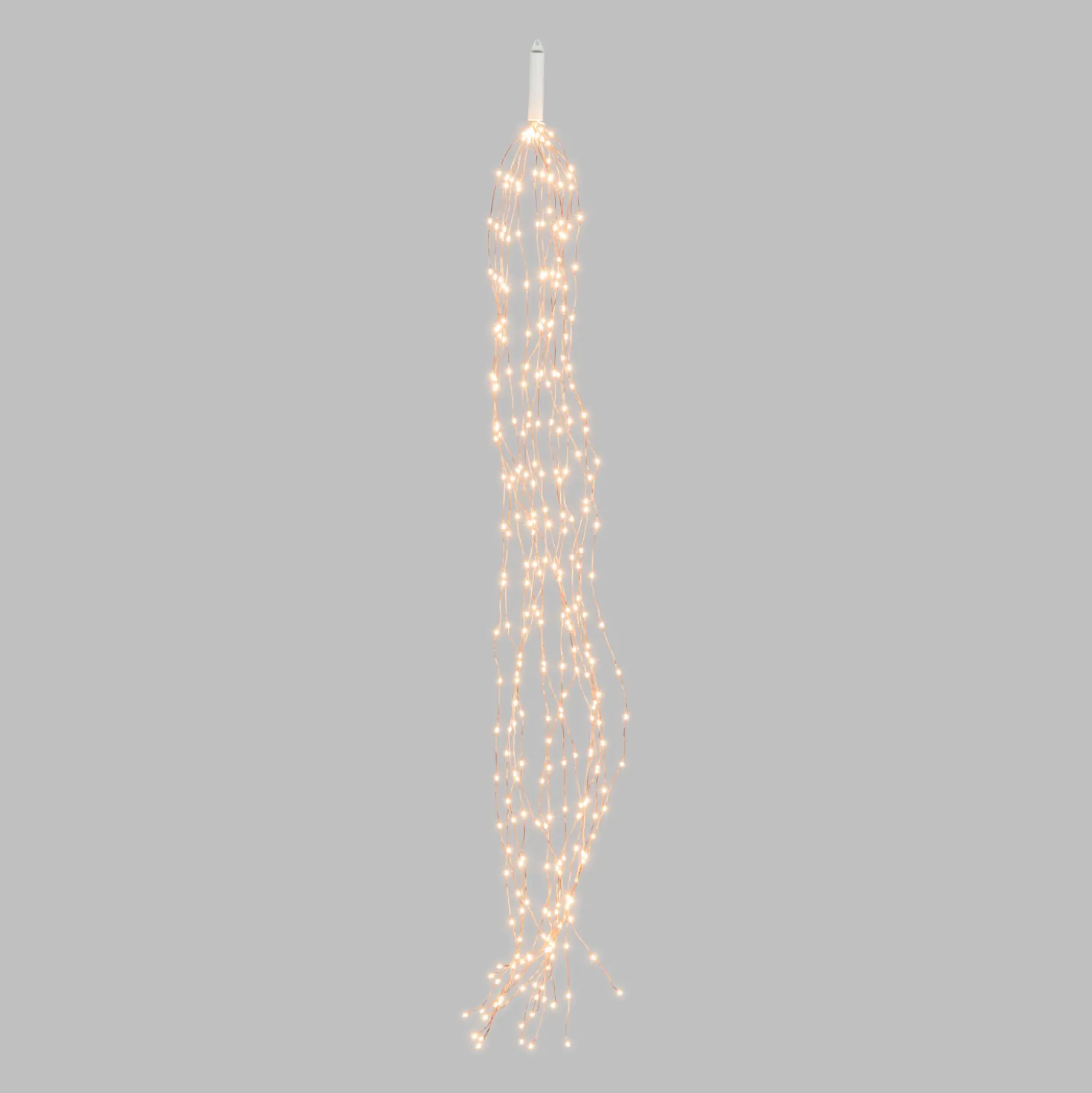 Cascata di luce, 300 microled bianco extra caldo