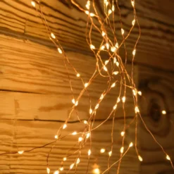Cascata di luce, 600 microled bianco extra caldo