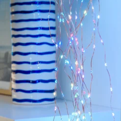 Cascata di luce rame, 640 microled multiflash RGB