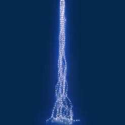 Cascata di luci 3 m, 900 microled bianco caldo