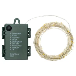 Catena a batteria da 15,9 m, bianco caldo