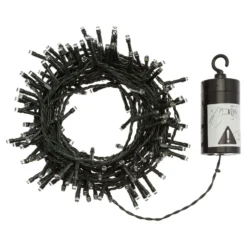 Catena a batteria 7,20 m, 180 led bianco caldo