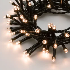 Catena a batteria 7,20 m, 180 led bianco caldo