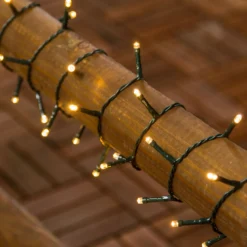 Catena a batteria 7,20 m, 180 led bianco caldo