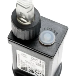 Catena argento 20 m, 400 microled bianco caldo