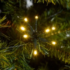 Catena Bunch 40 ciuffi luminosi da 8 led bianco caldo