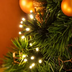 Catena Bunch 40 ciuffi luminosi da 8 led bianco caldo