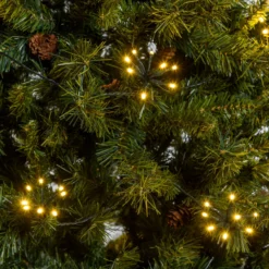 Catena Bunch 40 ciuffi luminosi da 8 led bianco caldo