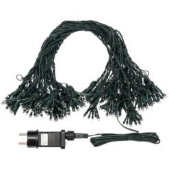 Catena Bunch 40 ciuffi luminosi da 8 led bianco caldo
