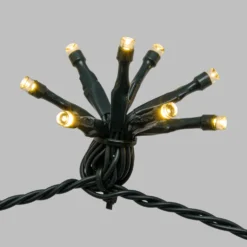 Catena Bunch 40 ciuffi luminosi da 8 led bianco caldo