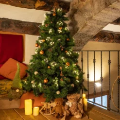 Catena Bunch 40 ciuffi luminosi da 8 led bianco caldo
