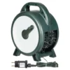 Catena con avvolgitore 72 m, 1200 miniled bianco caldo, cavo verde