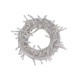 Catena Connect+ 5 m, 100 led bianco caldo, cavo trasparente, prolungabile