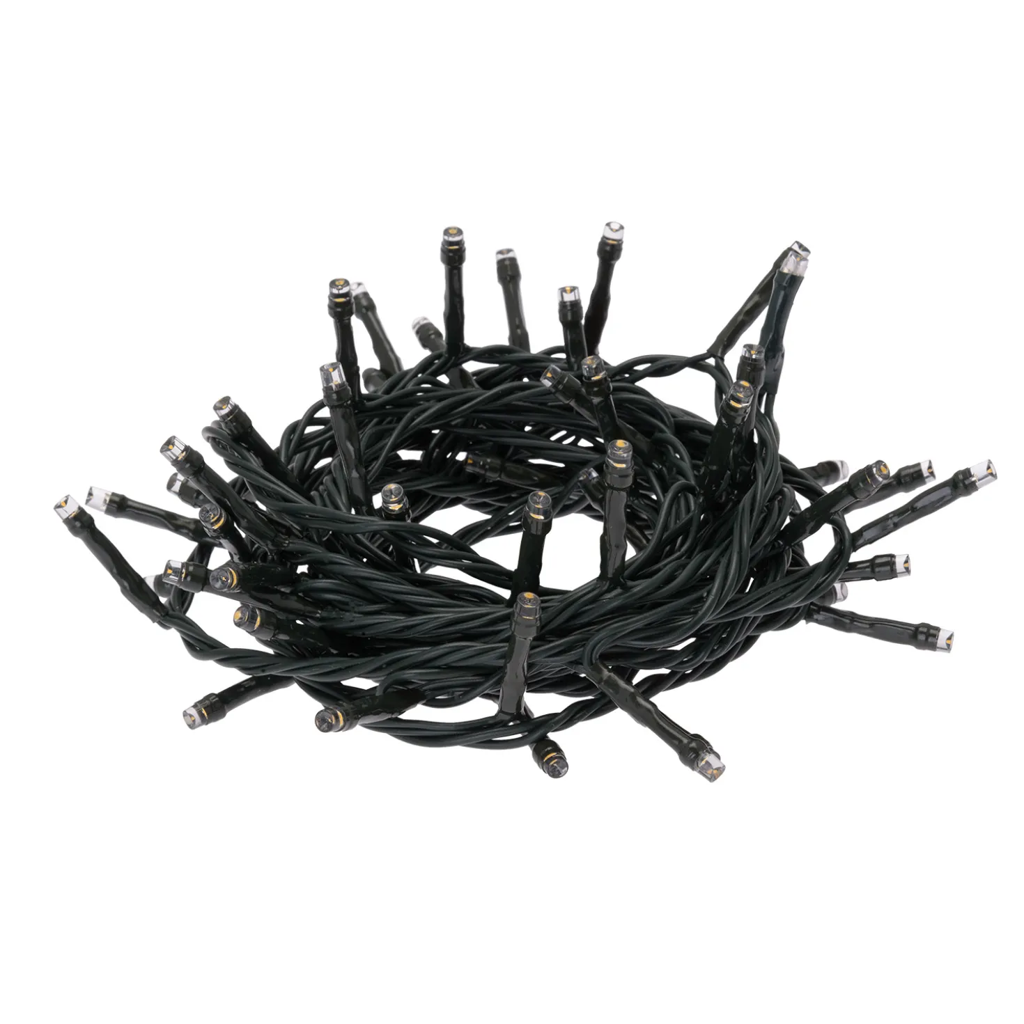 Catena Connect+ 25 m, 250 led bianco caldo, cavo verde, prolungabile