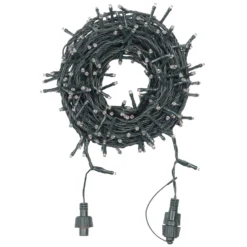 Catena Connect+ 12 m, 240 led bianco caldo, cavo verde, prolungabile