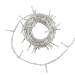 Catena Connect+ 8 m, 80 led bianco caldo e bianco freddo, cavo trasparente, prolungabile