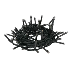 Catena Connect+ 8 m, 80 led bianco freddo, cavo verde, prolungabile