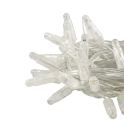Catena Connect ProLine 36V, 5 m, 50 maxiled bianco caldo, cavo trasparente, prolungabile