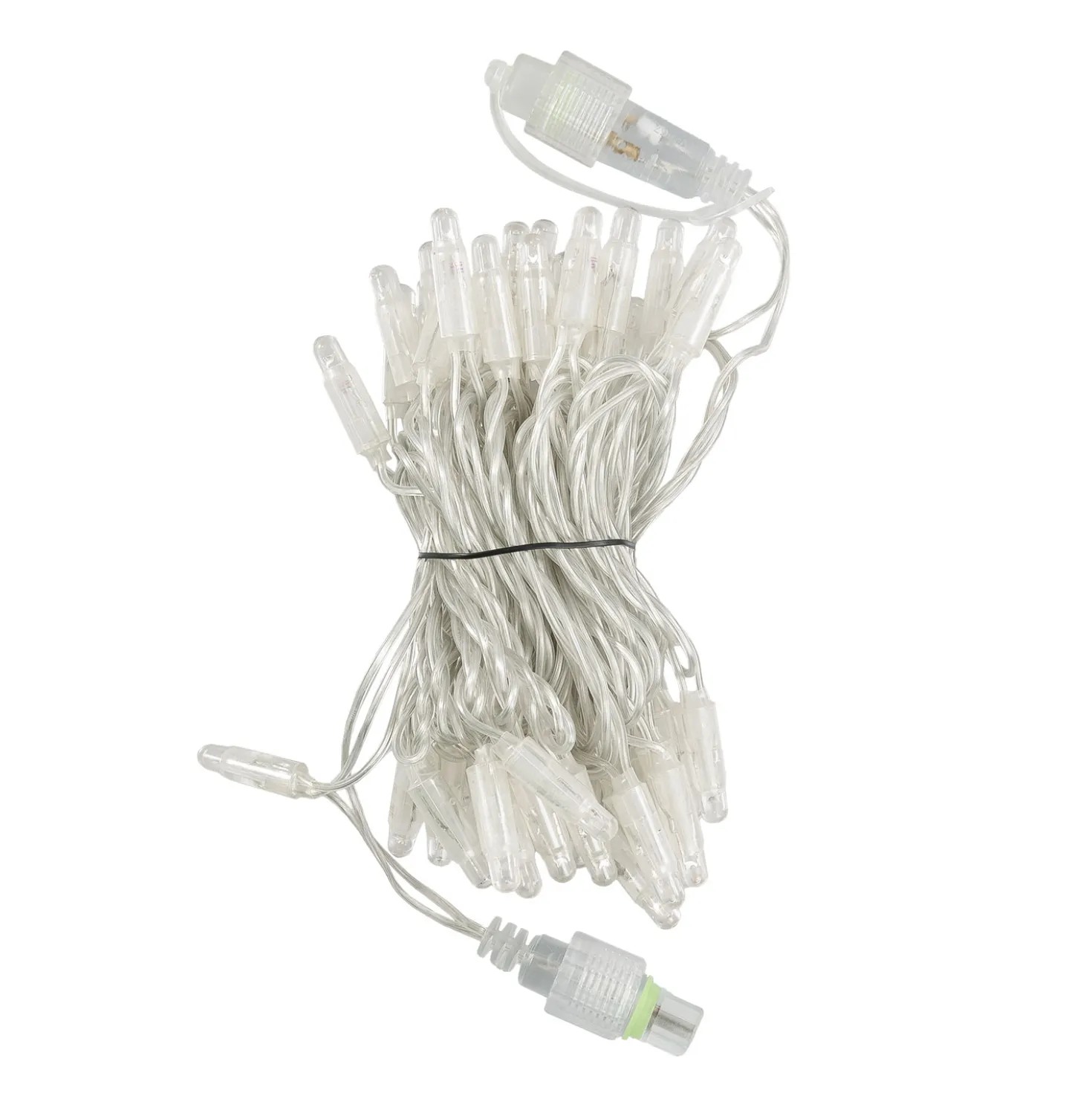 Catena Connect ProLine 36V, 5 m, 50 maxiled bianco caldo, cavo trasparente, prolungabile