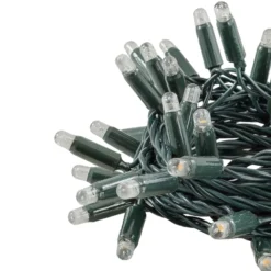 Catena Connect ProLine 36V, 8 m, 80 maxiled bianco caldo, cavo verde, prolungabile