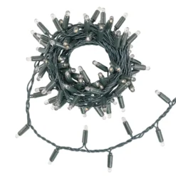 Catena Connect ProLine 36V, 5 m, 100 maxiled bianco caldo, cavo verde, prolungabile