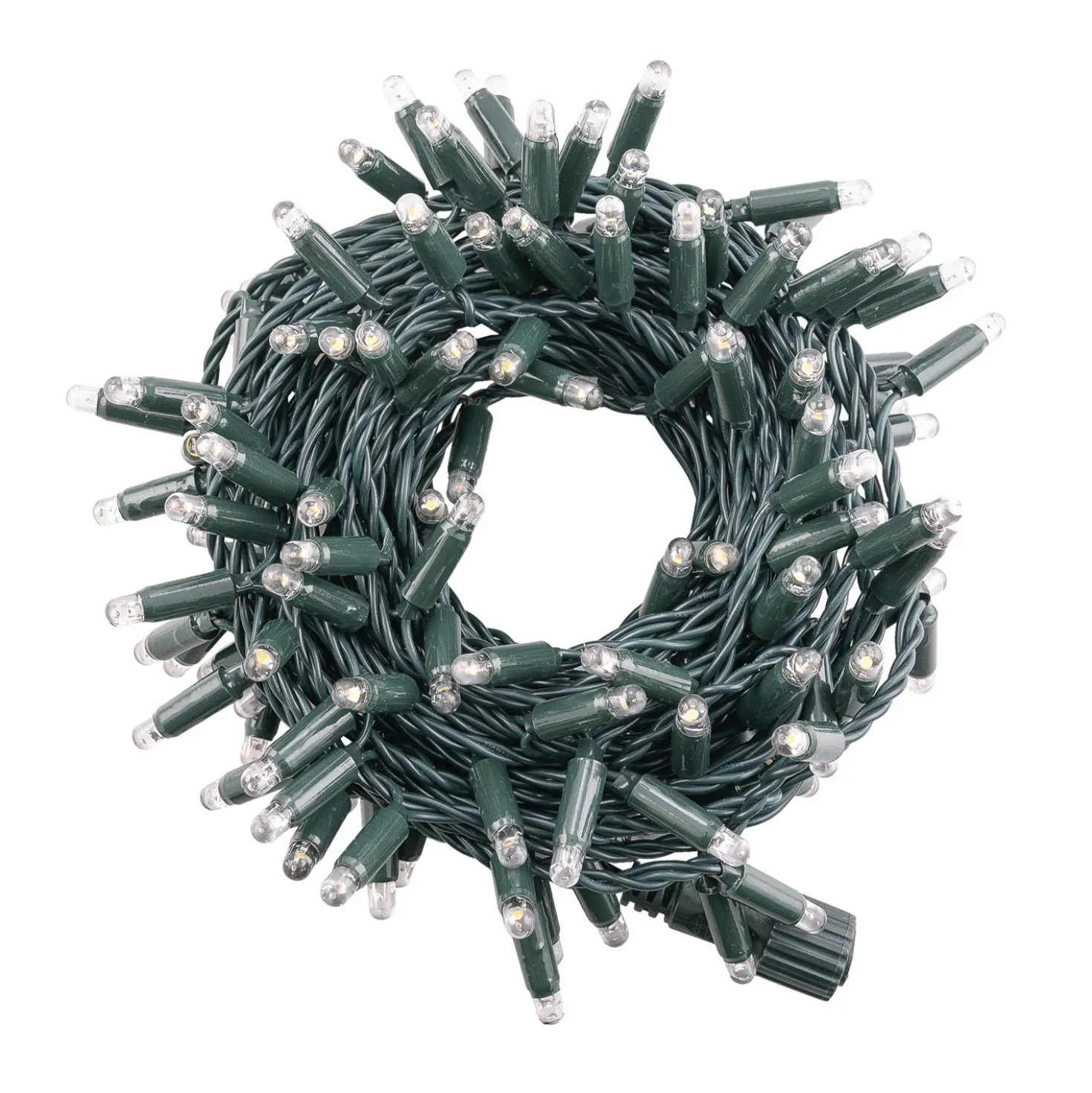 Catena Connect ProLine 36V, 8 m, 160 maxiled bianco caldo, cavo verde, prolungabile