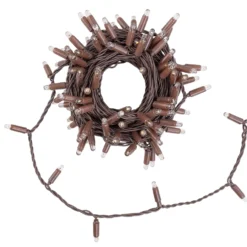 Catena Connect ProLine 36V, 12 m, 120 maxiled bianco caldo, cavo marrone, prolungabile