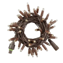 Catena Connect ProLine 36V, 5 m, 50 maxiled bianco caldo, cavo marrone, prolungabile