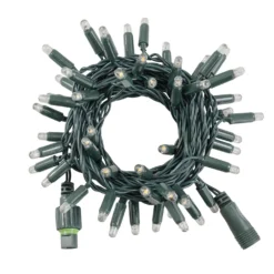 Catena Connect ProLine 36V, 5 m, 50 maxiled bianco caldo, cavo verde, prolungabile