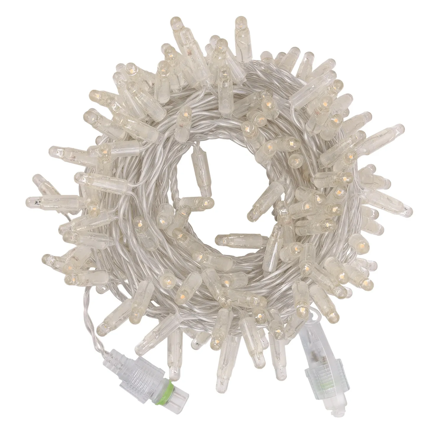 Catena Connect ProLine 36V, 8 m, 160 maxiled bianco caldo, cavo trasparente, prolungabile