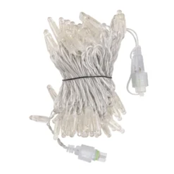 Catena Connect ProLine 36V, 8 m, 80 maxiled bianco caldo, cavo trasparente, prolungabile