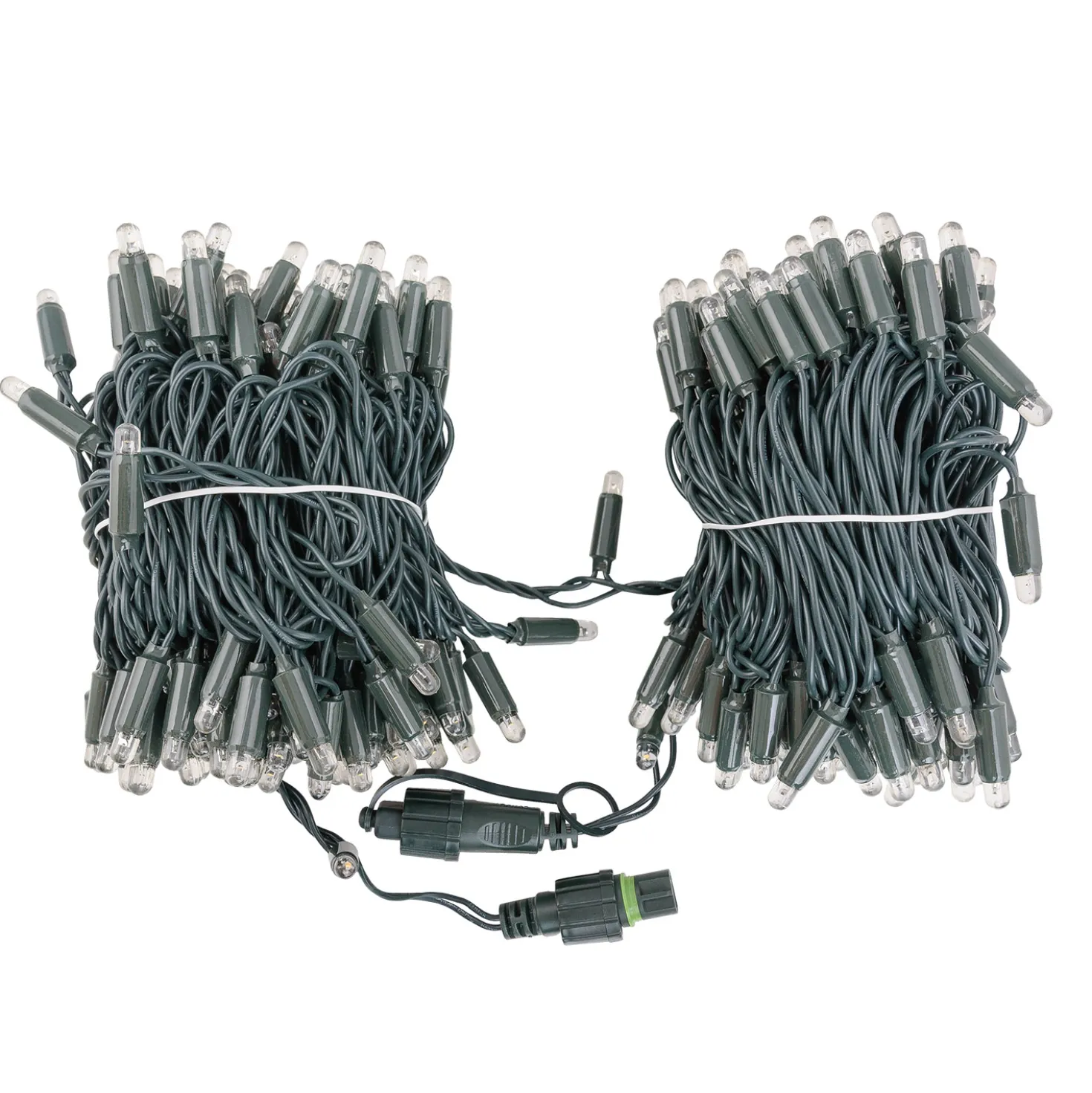 Catena Connect ProLine 36V, 25 m, 500 maxiled bianco caldo, cavo verde, prolungabile