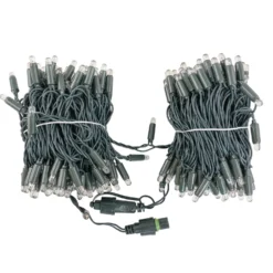 Catena Connect ProLine 36V, 25 m, 250 maxiled bianco caldo, cavo verde, prolungabile