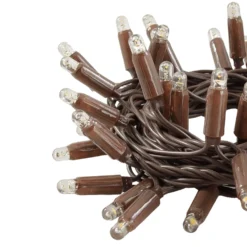 Catena Connect ProLine 36V, 8 m, 80 maxiled bianco caldo, cavo marrone, prolungabile