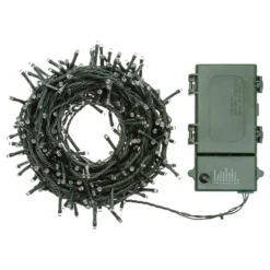 Catena di luci a batteria, 300 led bianco caldo