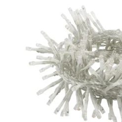 Catena Festone Connect+ 3 m, 300 led bianco caldo e bianco freddo, cavo trasparente, prolungabile